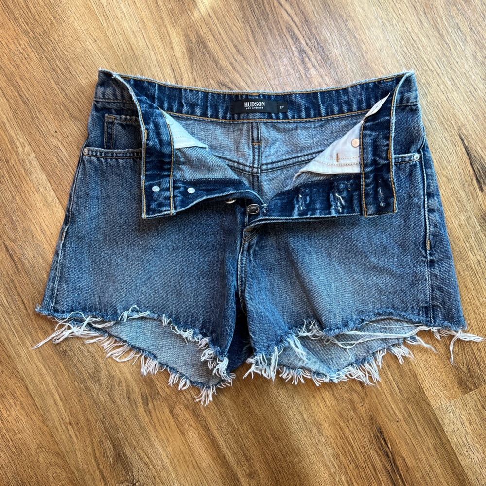 Hudson Jeans Revolve Cara Classic Short in Bite